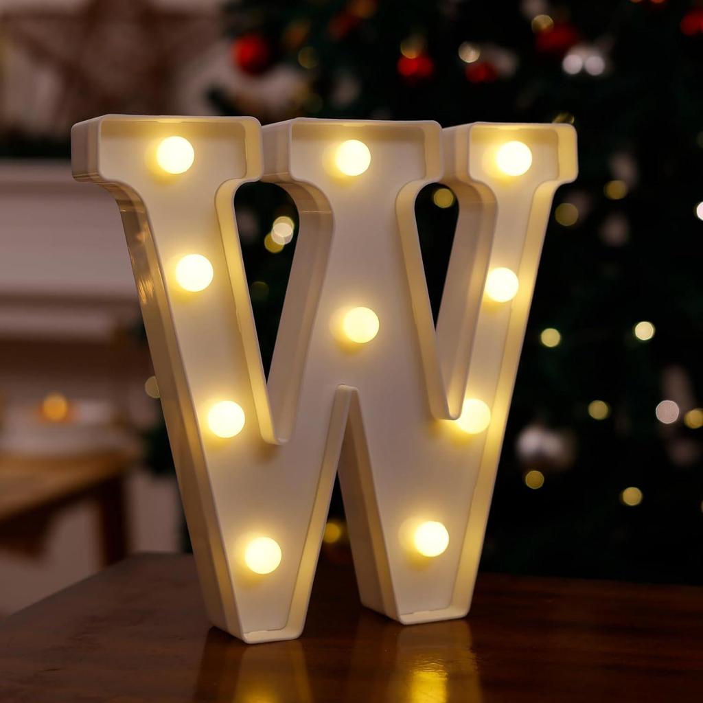 LED Letter & Number Lights: Multicolor Decorations for Birthdays, Proposals, Weddings, and Parties