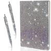 Notizbuch- und Stiftsets, Stifte, Tagebuch, Bling-Notizbuch, Diamant-Reisenotizbuch, A5-Diamant