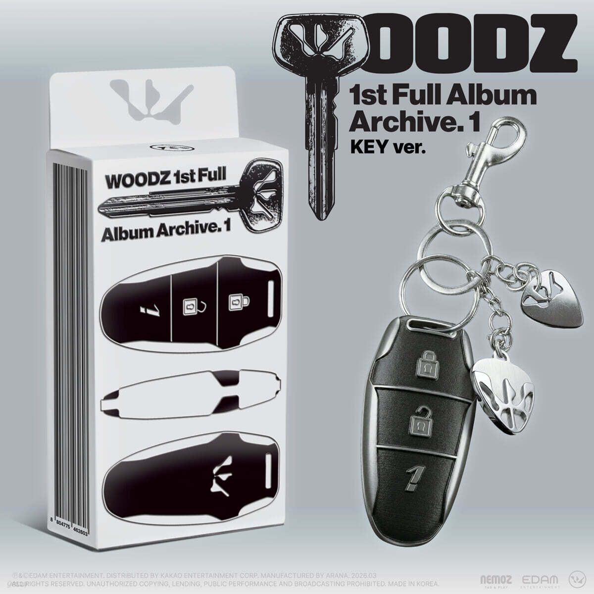 WOODZ - 1st Album: Archive. 1 [Key Ver.]