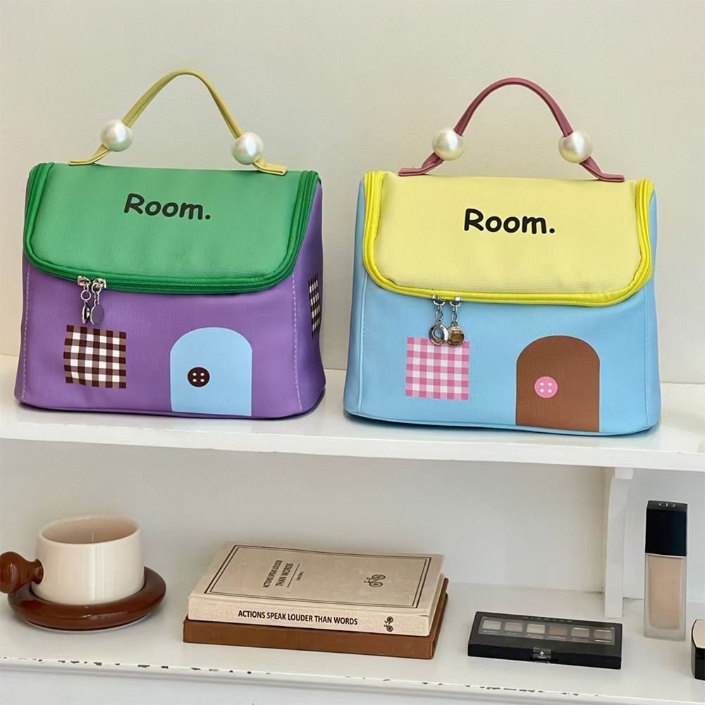 Large Capacity Makeup Bag Multicolor Storage Bag Cute Wash Bag  Lipstick