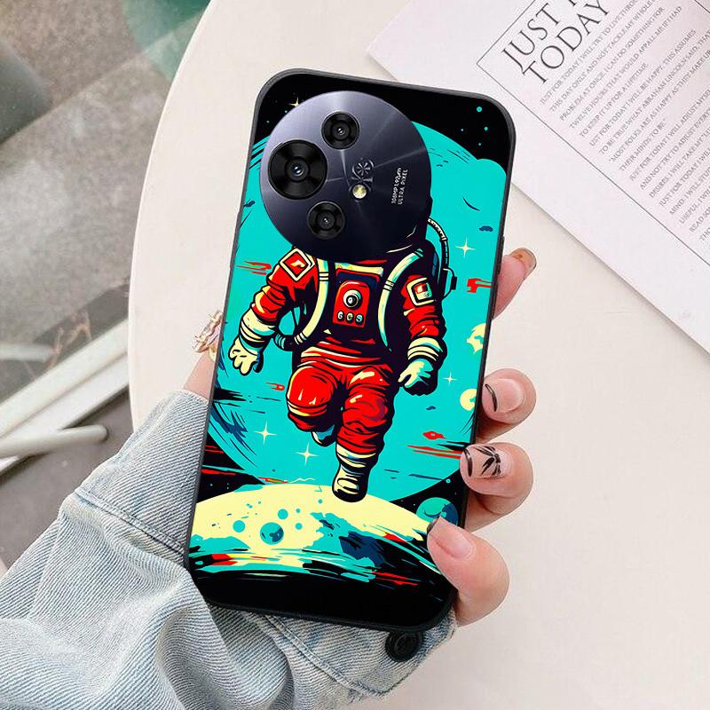 For TCL 50 Pro NxtPaper 5G Phone Case Astronaut Silicone Protection Back Cover For TCL 50 NxtPaper 50Pro 50NxtPaper Funda Coque