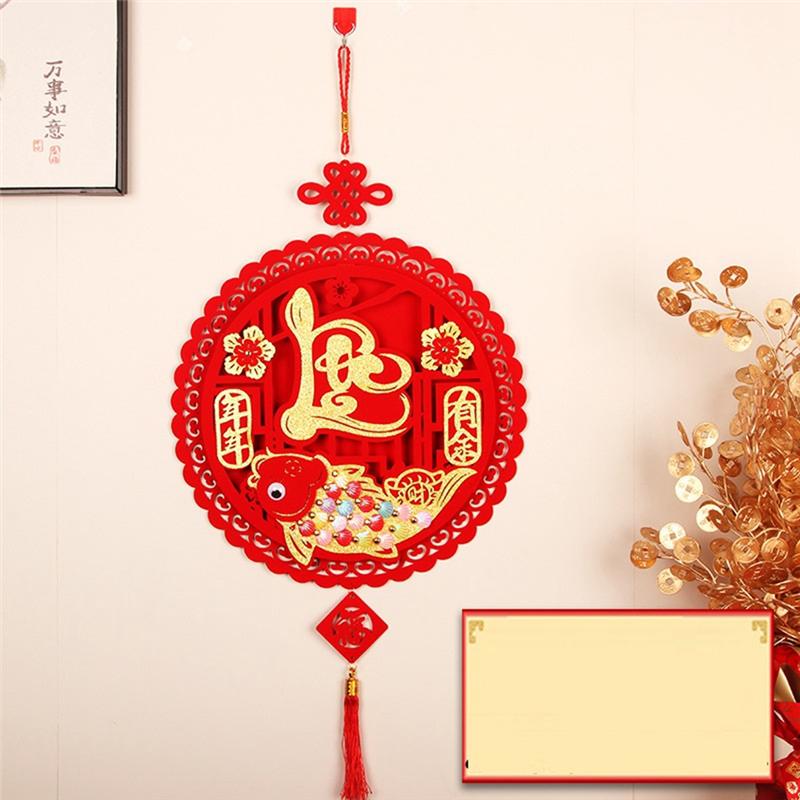 Practical-Lunar New Year Decorations Vietnamese Traditional Ornaments Wedding Supplies Holiday Wall Decorations Wedding Pendants