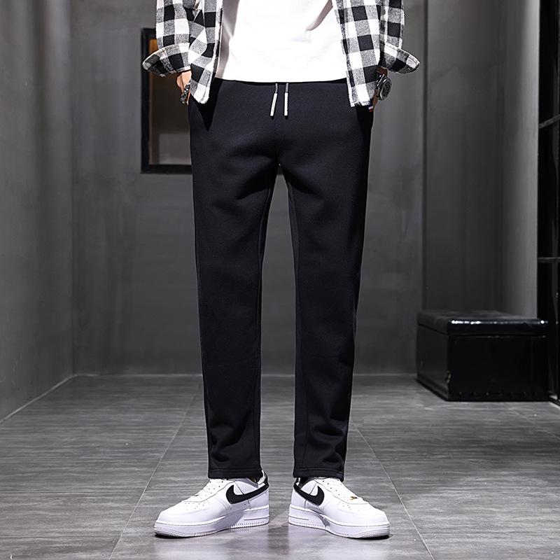 

Мужские модные облегающие трикотажные спортивные брюки - летние универсальные свободные повседневные брюки в корейском стиле 33 (26 inches) 150 lbs