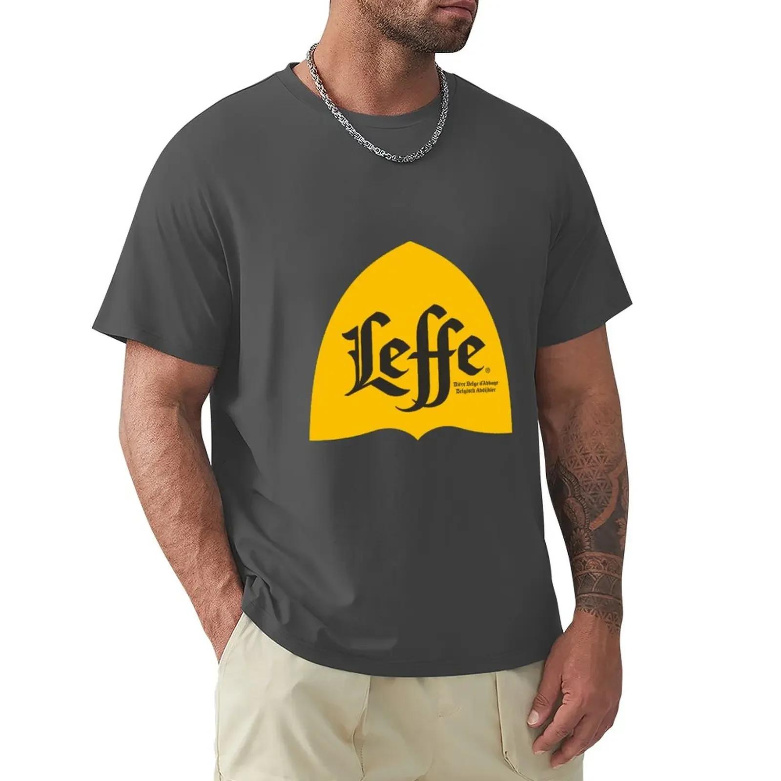 ZheXiong TEE leffe bier belgisch TShirt tops sneldrogend koreaanse mode Heren katoenen t-shirt S