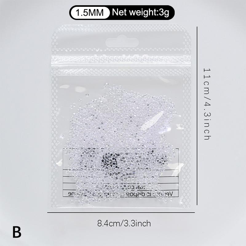 1,5 mm Klarer Kristall AB Gold 3D Flatback Stein Schmuck Edelsteine Nagelkunst Strass Dekorationen Schuhe und Tanz Dekor Maniküre