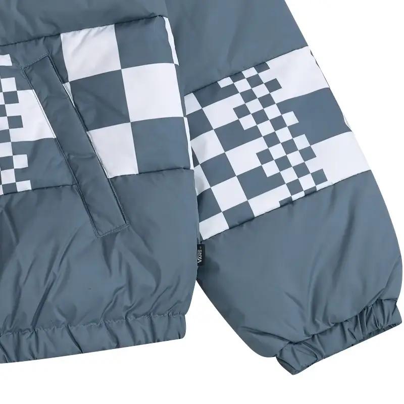 Vans Down Jackets Unisex Blue Stand Collar Moderate Down Jacket VN0A7YIVRV2