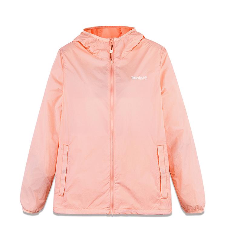 

Timberland Outdoor Casual Solid Color Hooded Waterproof Cooling Sun Protection Jacket Women jackets Tropical-Peach A67HF-ERV XS