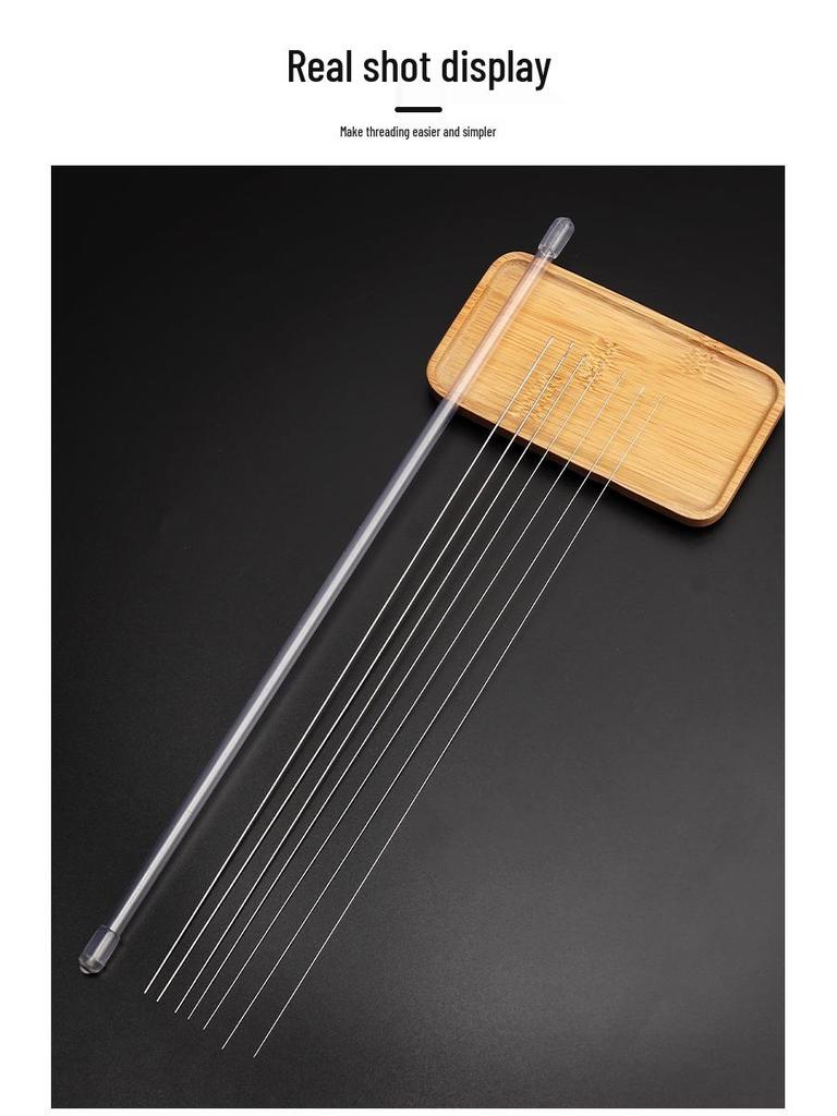 Side Opening Stainless Steel Beading Needle for Stringing Crystals and Pearls