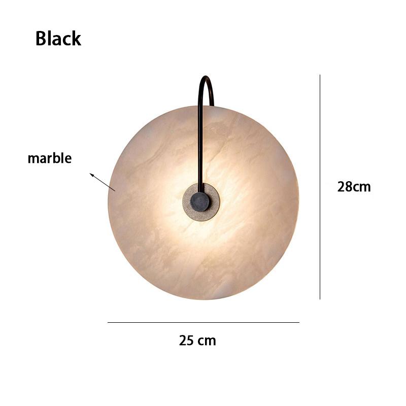 Retro Natural Marble Bbedroomdining Room Living Room Corridor Staircase Balcony Wall Lamp Marble Background Store wWall Lamp