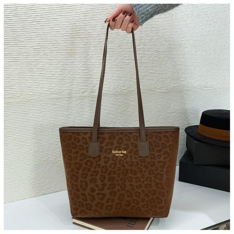 Large-capacity Casual Shoulder Bag with Wide Opening - Tertot Bag