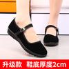 Summer Old Beijing Cloth Shoes Women's Shoes Flat Heel Breathable Soft Sole Work Shoes Black Hotel Shoes Non-slip Dancing Mother Shoes