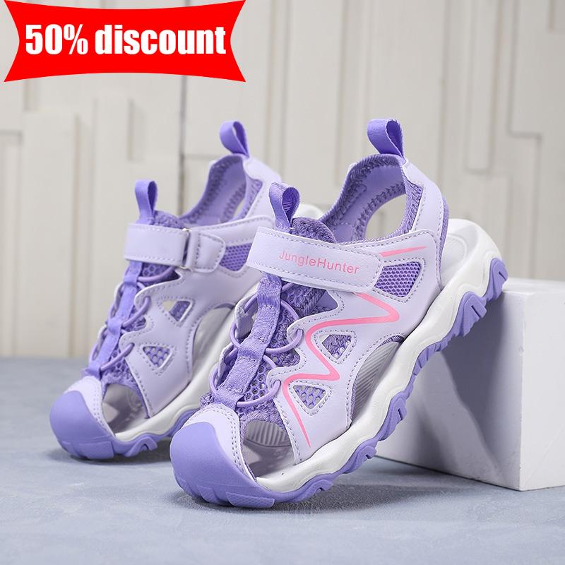 Children Sandals Girls Fashion Comfortable Summer Beach Shoes Outdoor Anti Slip Wear-resistant Walking Sandals Sports Shoes Boys