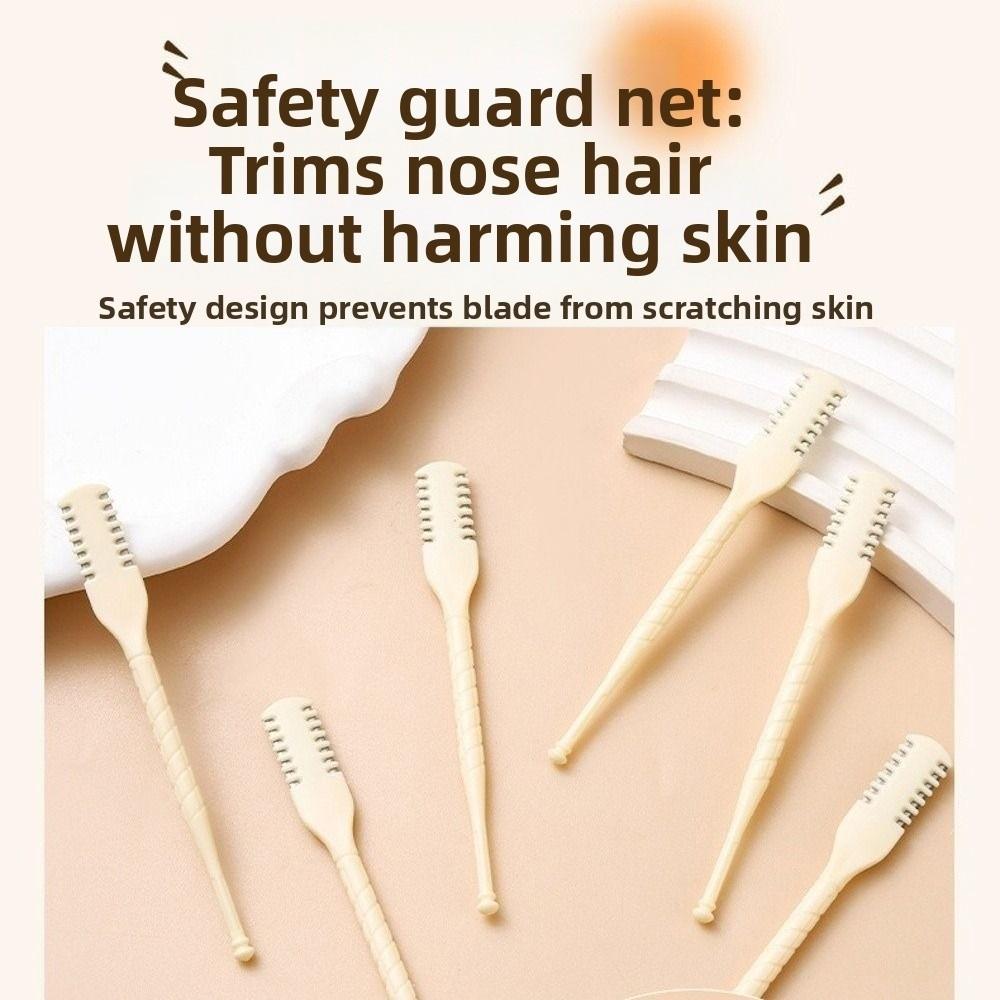 1/2/3/4/5 pcs with Comb Teeth Nose Hair Trimmer Washable Nose Hair Remover Nose Hairs Razor Unisex