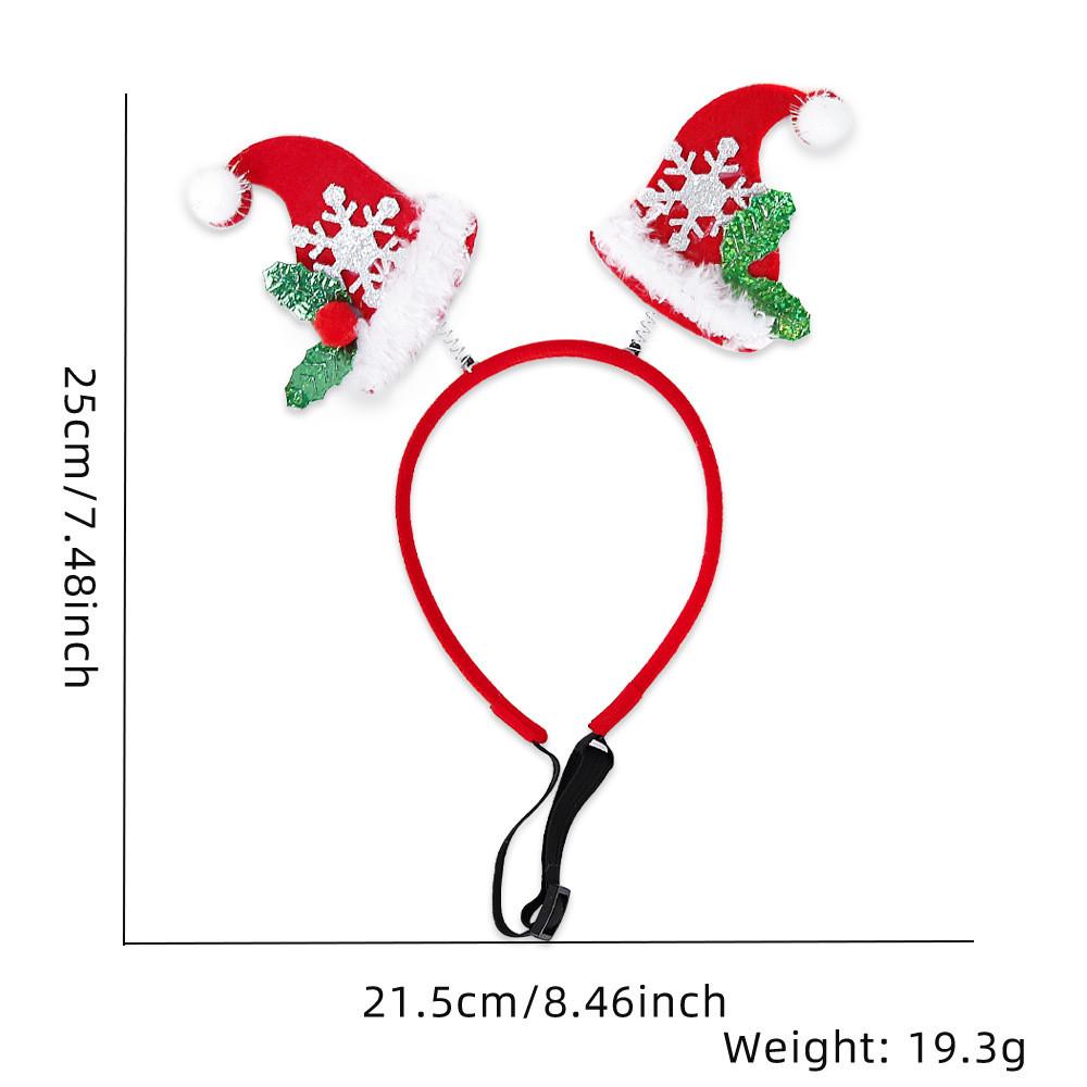 Чарівна різдвяна колекція пов'язок на голову для домашніх тварин з яскравими святковими кольорами для собак