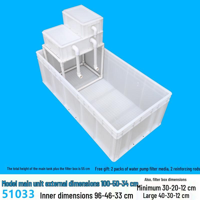 Enhanced Circulation System Filter for Large Fish/Turtle Tanks
