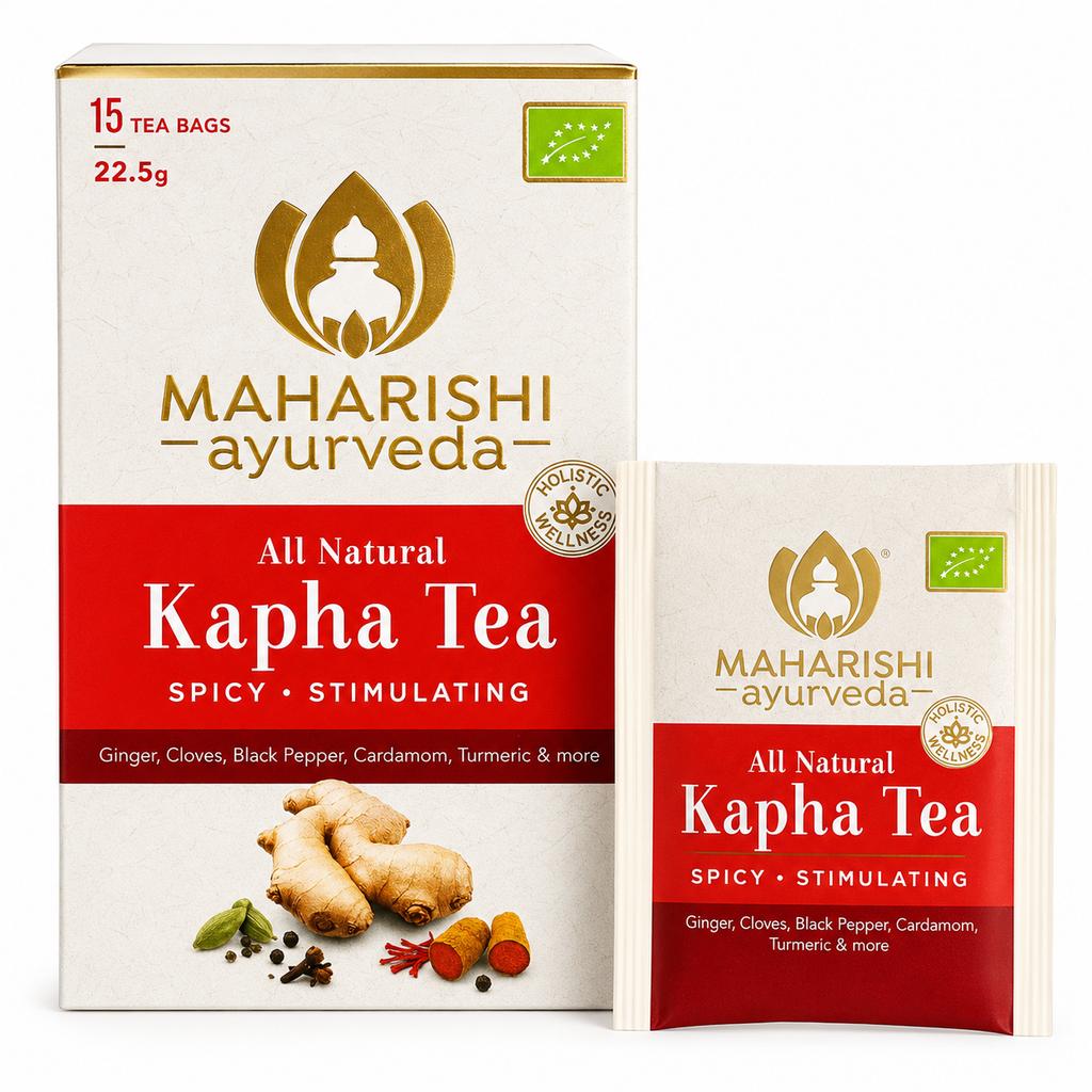 Maharishi Ayurveda Organic Kapha Tea - 15 tea bags. Pack of 2 - FREE SHIPPING