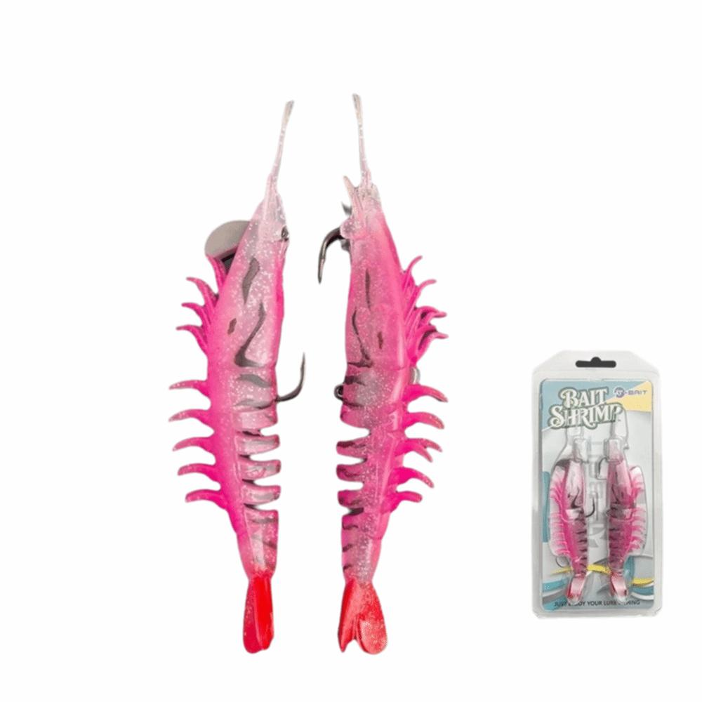 Multi-Joint Design Soft Shrimp Fishing Lure 9.5cm Length Unrigged Hookless Lure  Pesca Tackle Use