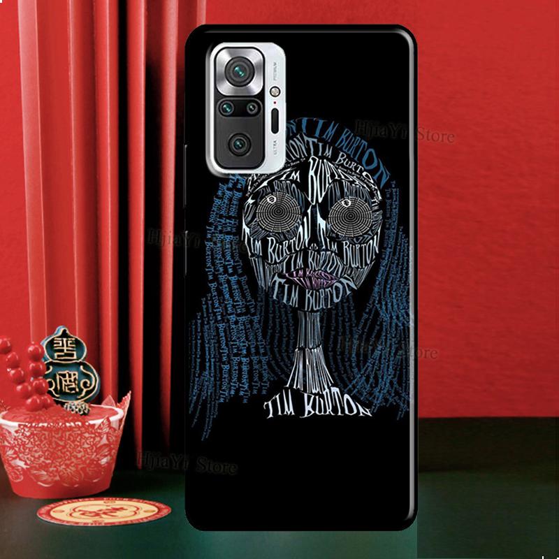 Halloween Corpse Bride Phone Case For Xiaomi Redmi Note 10 11 8 9 Pro 8T 9S 10S 11S Redmi 10 9T 9A 9C Soft Cover