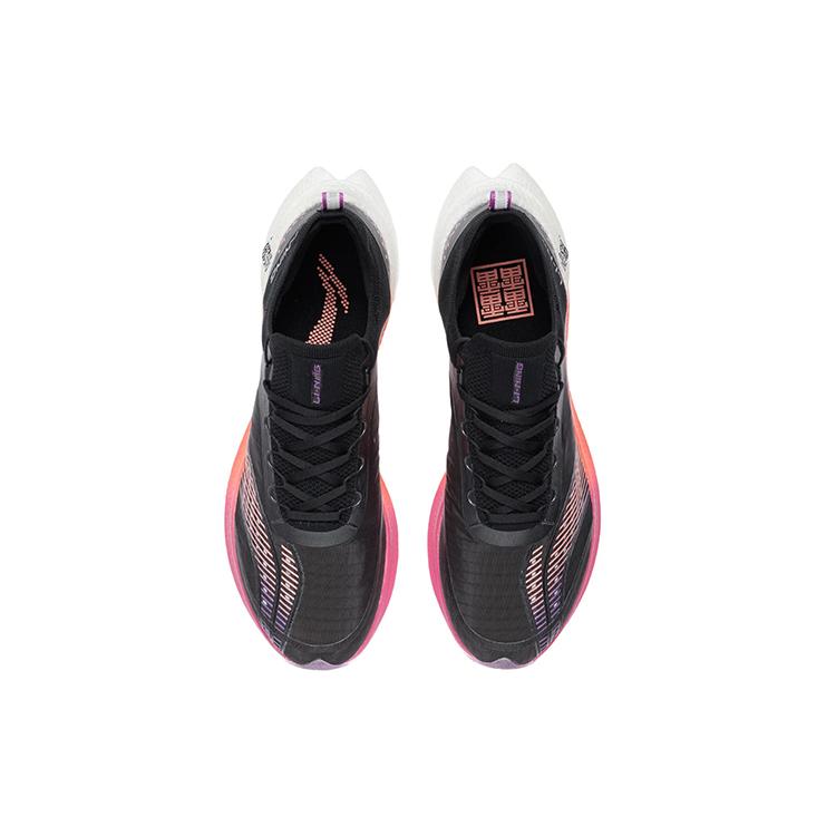 Li Ning Feidian Challenger Cushioning Slip Resistant Abrasion Resistant Low Top Running Shoes Men's Black ARMR011-4