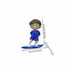 Diver Fish Tank Figurine Cute Cartoon Style Buoyant Aquarium Ornament Easy to Install