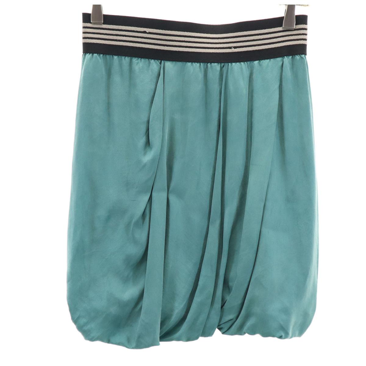 

Emporio Armani made in Italy Mini length Balloon skirt 36 Turquoise Women Used