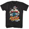 Pop Summer Street Fighter (1990s) Champion Street Fighter Video Game Character Printable Unisexs ShortSleeved TShirt
