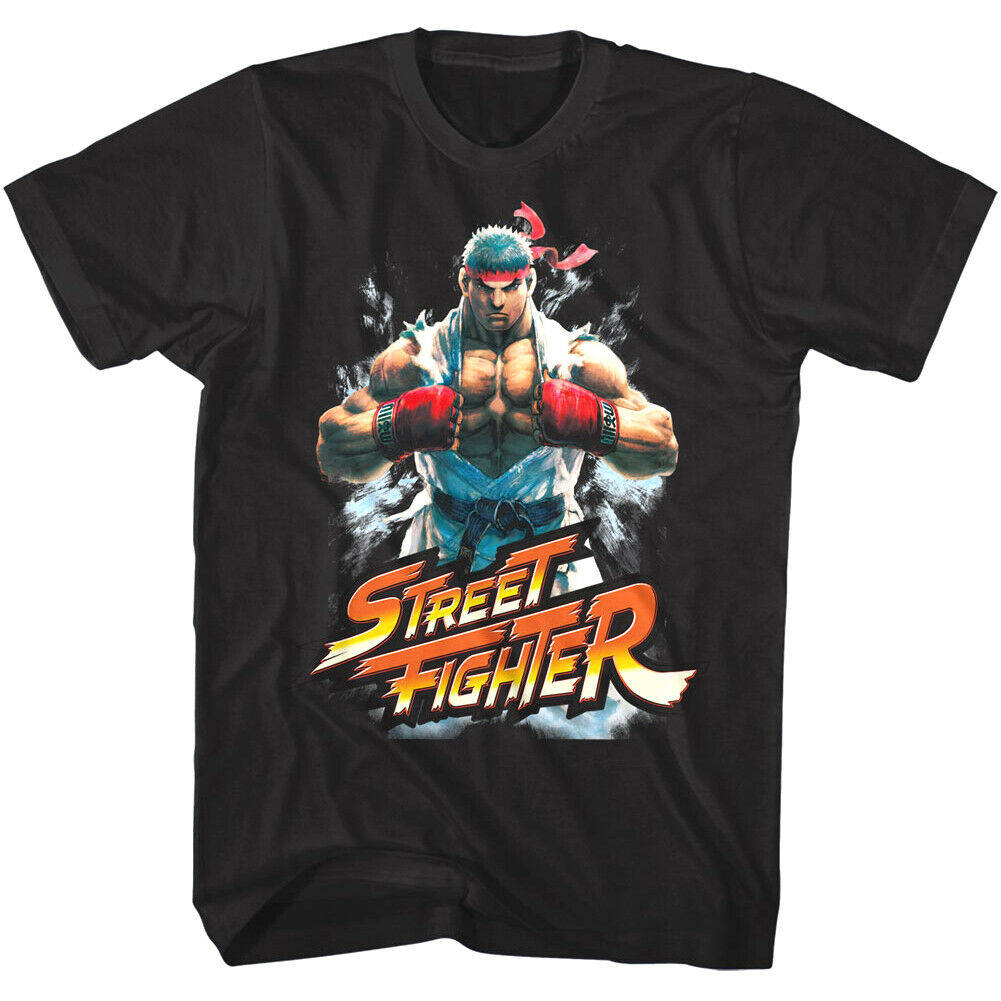 Pop Summer Street Fighter (1990s) Champion Street Fighter Video Game Character Printable Unisexs ShortSleeved TShirt