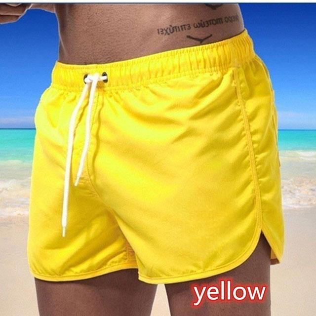 Summer Shorts Men Swim Trunks Quick Dry Board Shorts Bathing Suit Breathable Drawstring With Pockets Surfing Beach Sweat Pants