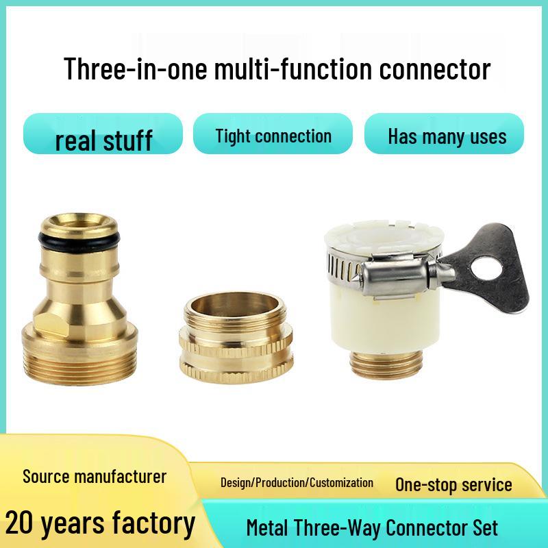 Multifunctional High-Pressure Water Gun Connector Kit