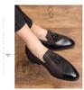 Spring & Autumn Men's Retro Tassel Leather Shoes - British Style, Formal Business Trend