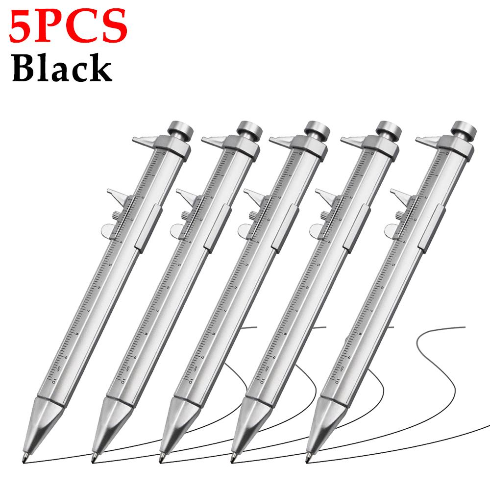 

5-30 шт. Многофункциональный штангенциркуль-шариковая ручка 0-100 штангенциркуль линейка канцелярская ручка синий/черный стержень измерительная линейка инструменты