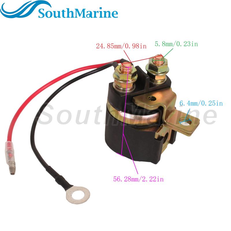 Boat Engine 688-81950-00/01/02/03 688-81950-10 688-81941-00 18-5879 Starter Relay / Solenoid Switch for Yamaha 40HP-90HP