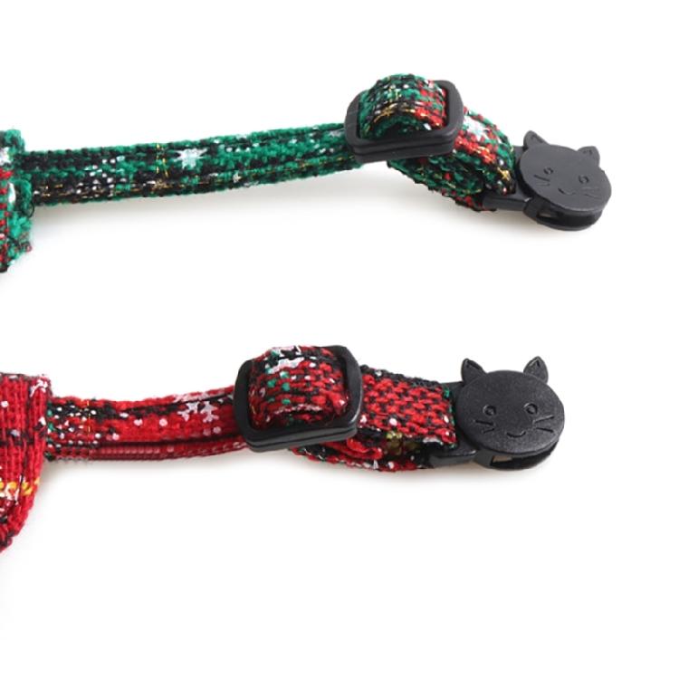 Cat Collars Puppy Suit Collar Snowflake Bow Christmas Holiday Collar Photo Props