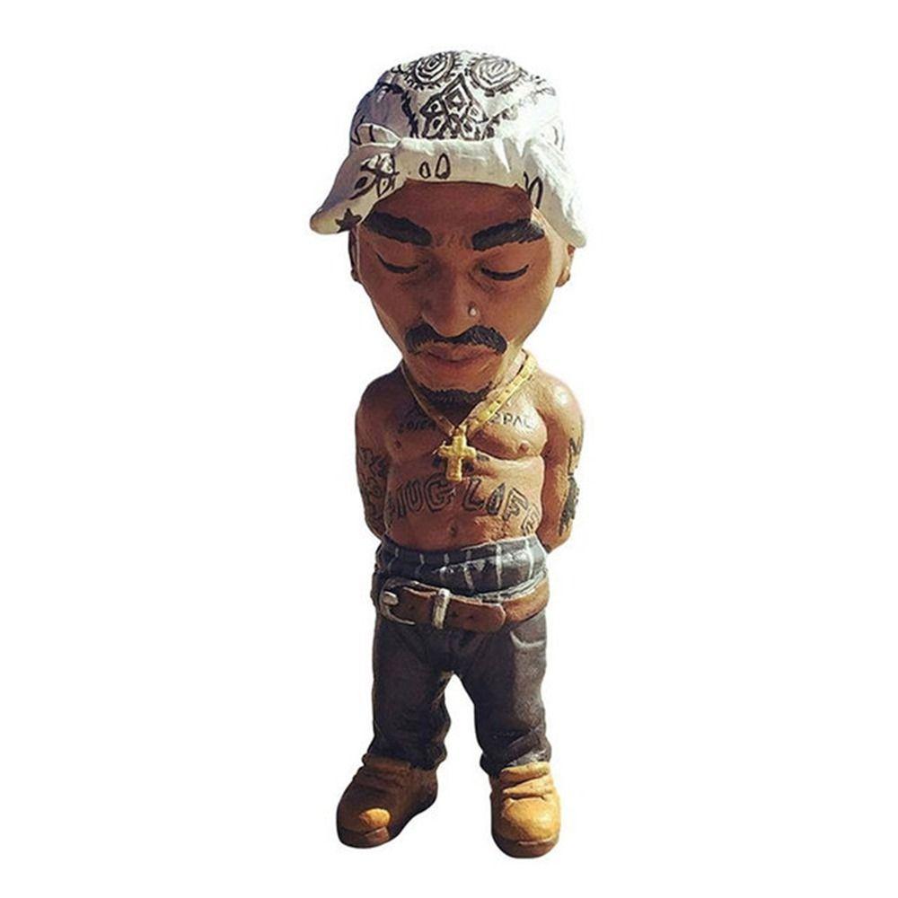 

Mini Doll Legend Tattoo Souvenir Car Statue Rapper Resin Art Hip-hop Sculptures Desktop Ornament 3