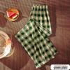 2024 Trendy Korean Plaid Wide-Leg Pants for Women - Slimming, Versatile, and Stylish for Spring/Summer