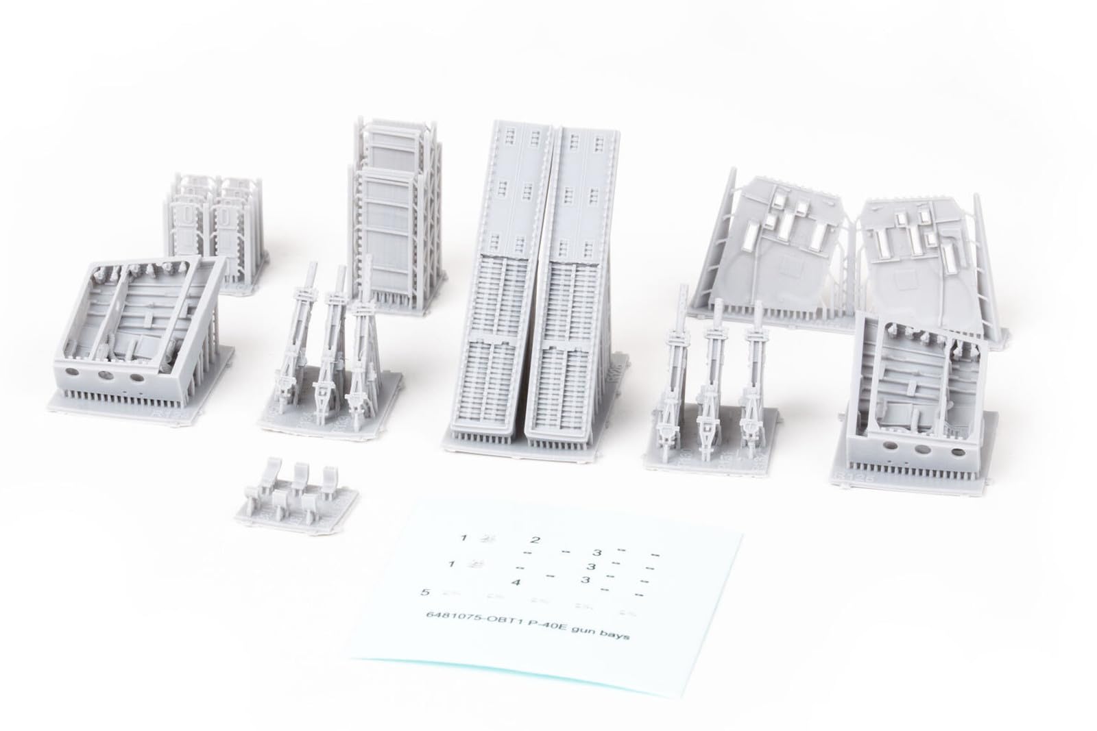 

Eduard 1/48 Brassin P-40E Gun Bay (for Eduard) Plastic Model Parts EDU6481075 (Airplane)