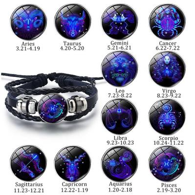 Luminous Zodiac Bracelets for Men and Women