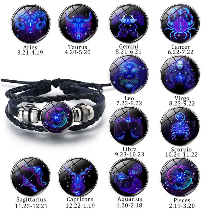 Luminous Zodiac Bracelets for Men and Women