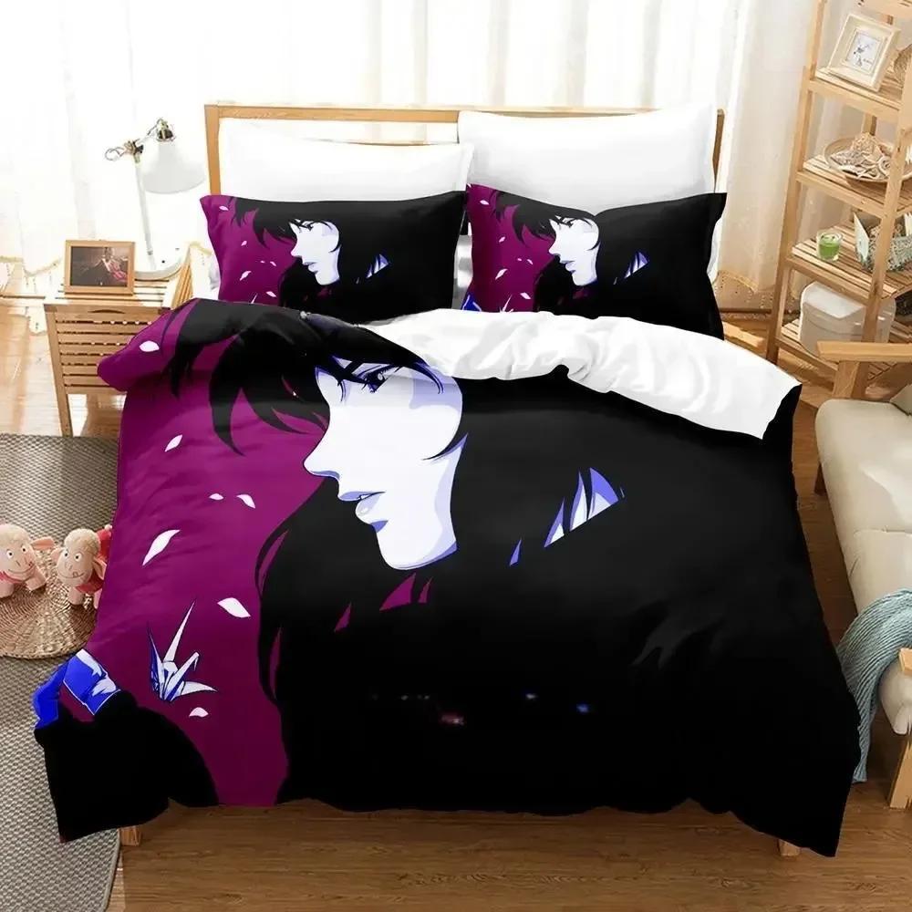 Ghost In The Shell Bedding Set Single Twin Full Queen King Size Bed Set Adult Kid Bedroom Duvetcover Sets 3D Anime Bed Sheet Set