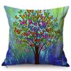 Colorful Butterflies Harmony Sofa Decoration Cushion Cover Butterfly Abstract Graffiti Nordic Cotton Linen Pillow Case Cojines