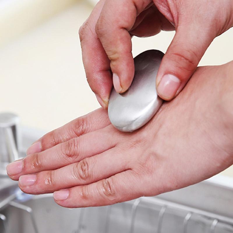 Stainless Steel Soap Odor Remover Bar For Fish Cleaner Onion Garlic Fish Other Strong Scents From Hands And Skin Kitchen Gadgets
