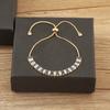 Nidin New Fashion Multicolor Crystal Zircon Chain Bracelets For Women Female Elegant Aesthetic Adjustable Jewelry Gift Wholesale
