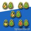 Doppelseitiger Fu Lu Kürbis Anhänger im chinesischen Stil für DIY Handgemachten Schmuck und Halsketten Basteln