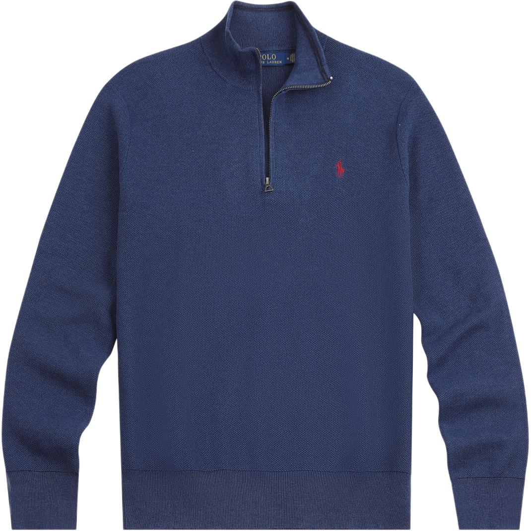 

Polo Ralph Lauren FW25 Small Pony Logo Embroidered Half-Zip Waffle Knit Long Sleeve Sweater Men sweater 710929260-009 L