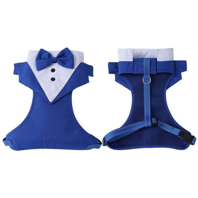 Large Dog Suit Harness No Pull Design for Small Dogs Easy Walk Tuxedo Puppies Vest Harness