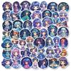 50 Dream Starry Sky Girl Cartoon Character Doodle Stickers Diy Phone Case Slipper