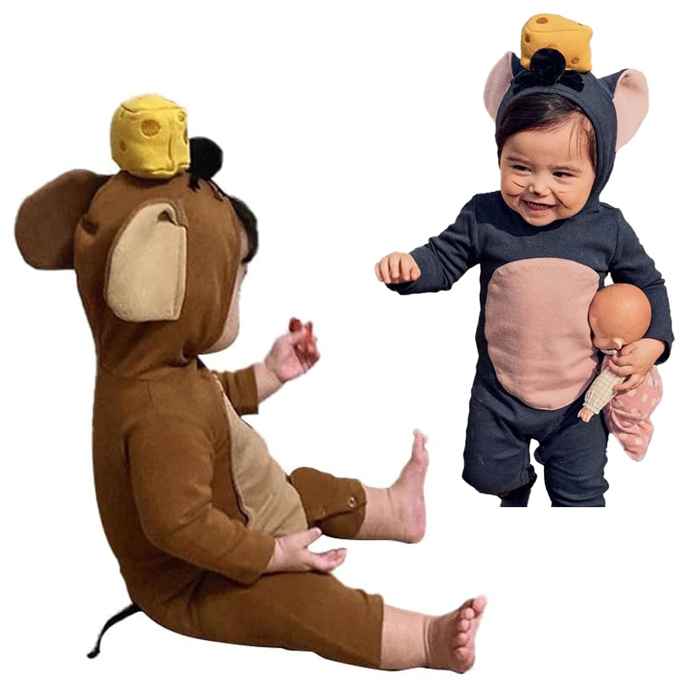 

[giminuo] Домашняя одежда, Одежда для отдыха, Детская, Для малышей, Комбинезоны, Детская, Для мальчиков, Для девочек, 95% хлопок, Милый мышонок, Комплект из топа и низа, Осень-Зима, Длинный рукав,