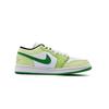 Jordan Air Jordan 1 Abrasion Resistant Low top Vintage Basketball Shoes Unisex Green 553558-152(Team500-aj)