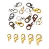 50pcs Jewelry Findings Alloy Lobster Clasp Hooks Bracelet End Connectors For Jewelry Making Necklace bracelet Chain DIY Supplies