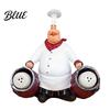 Resin Chef Statue Figurine Countertop Table Decoration